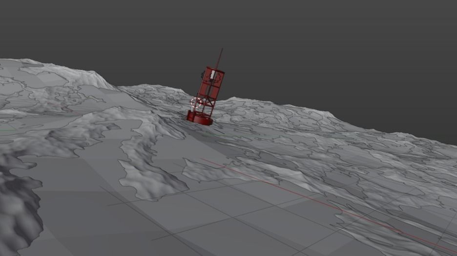 Ocean lighthouse in Free 3D model_1