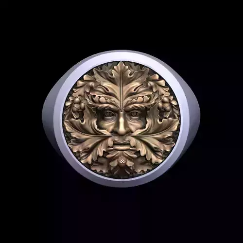 Green Man ring