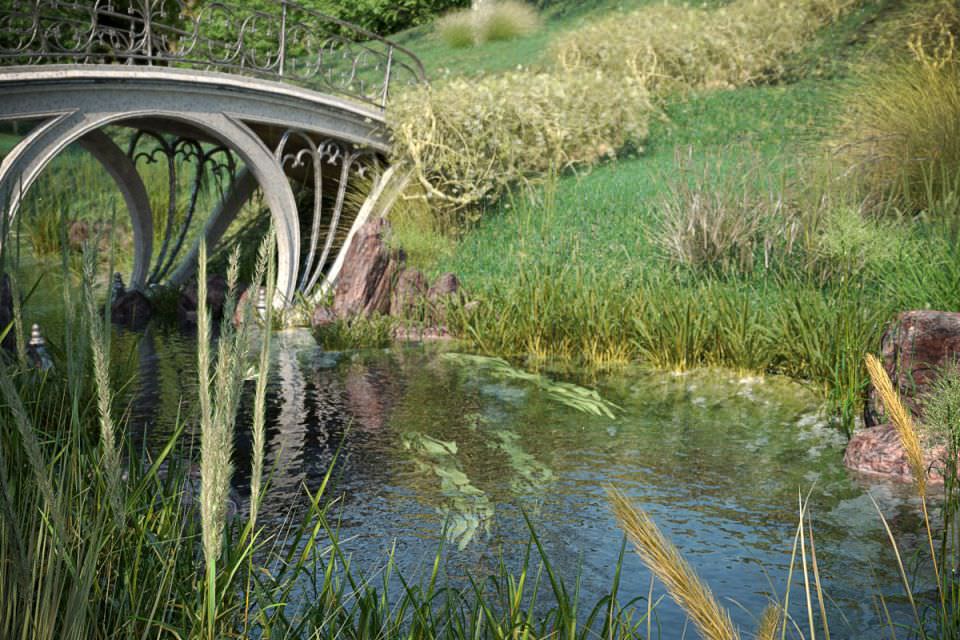 Grass Plants Collection 3D model_4