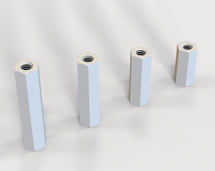 M8 Hexagonal Stud Connector 3D print model_24