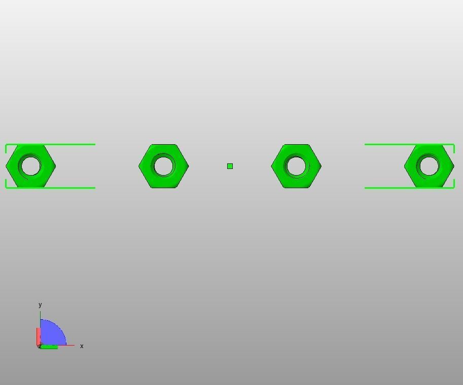 M8 Hexagonal Stud Connector 3D print model_14