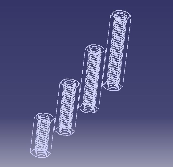 M8 Hexagonal Stud Connector 3D print model_11