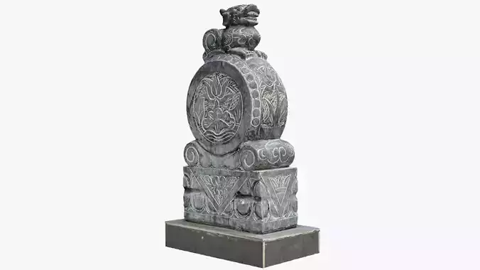 3D scan Chinese Stone Sculpture 3D model