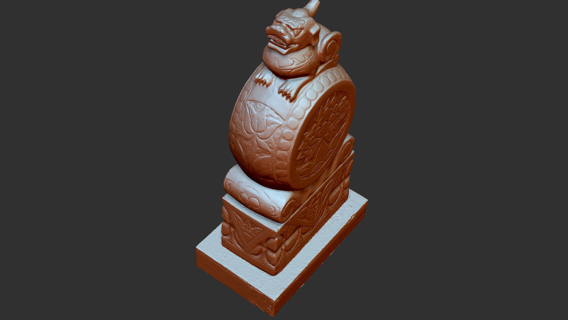 3D scan Chinese Stone Sculpture 3D model_20