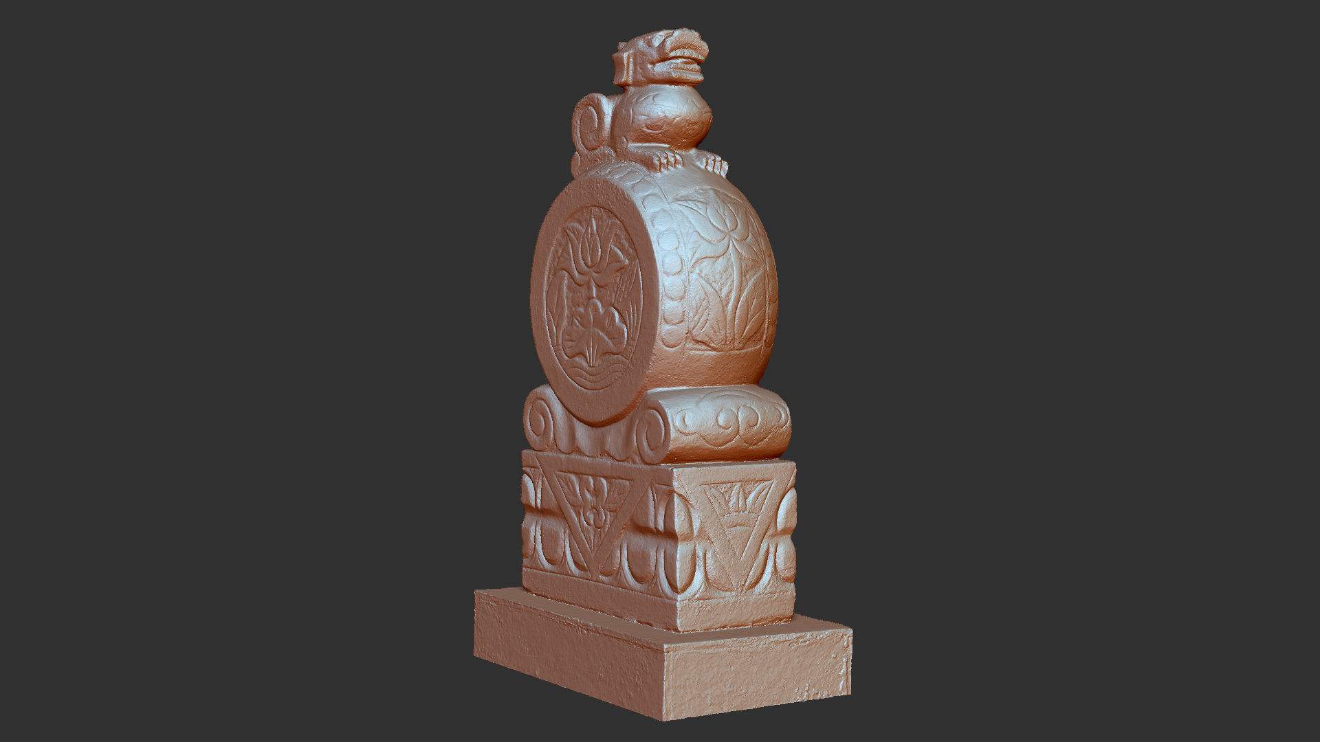 3D scan Chinese Stone Sculpture 3D model_18