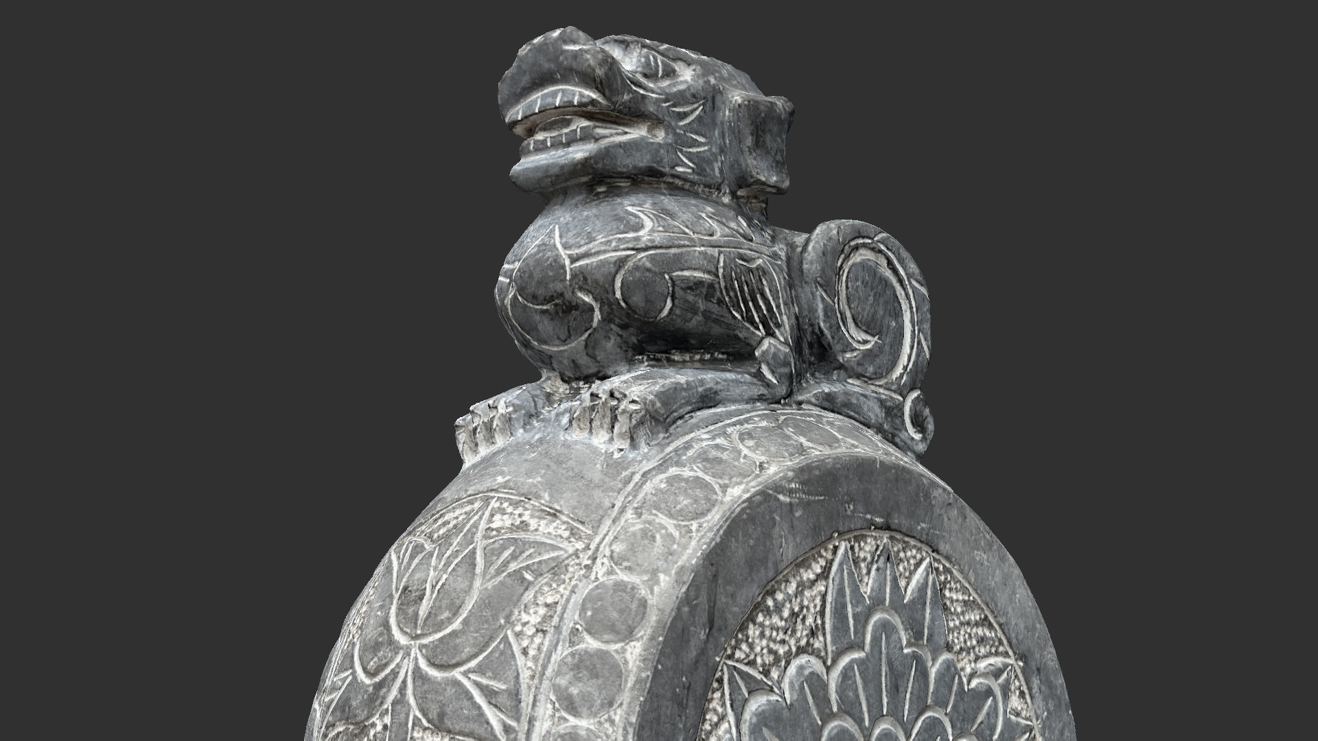 3D scan Chinese Stone Sculpture 3D model_16