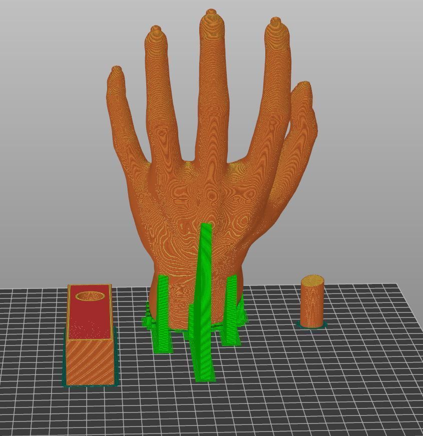 HAND SHELF 3D print model_20