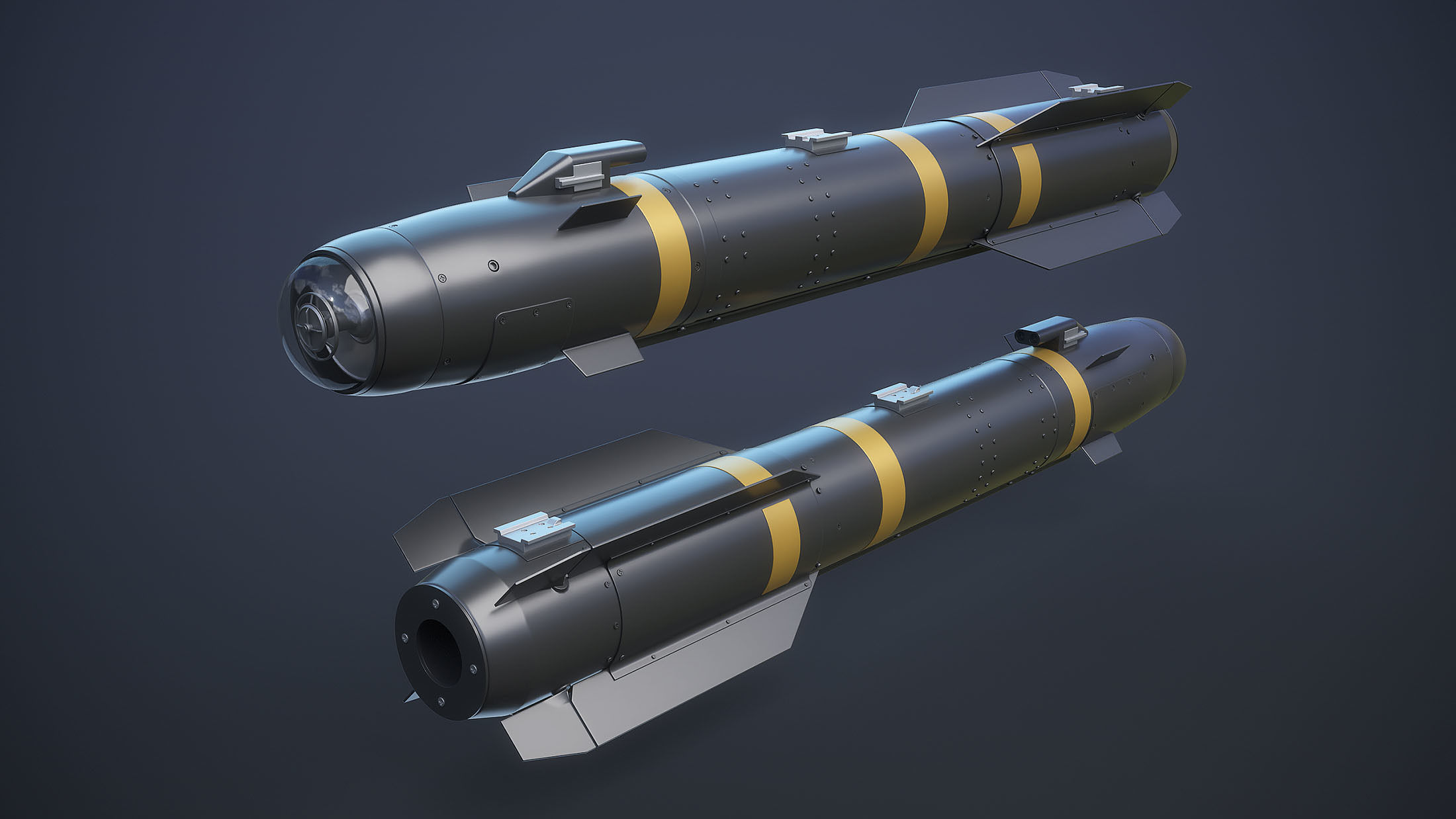 AGM-114 Hellfire 3D model_9