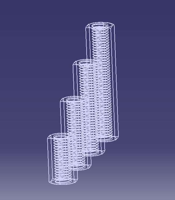M14 Hexagonal Stud Connector 3D print model_7