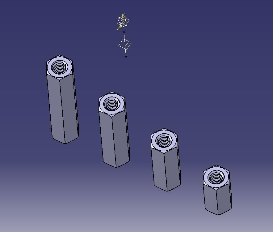 M14 Hexagonal Stud Connector 3D print model_19