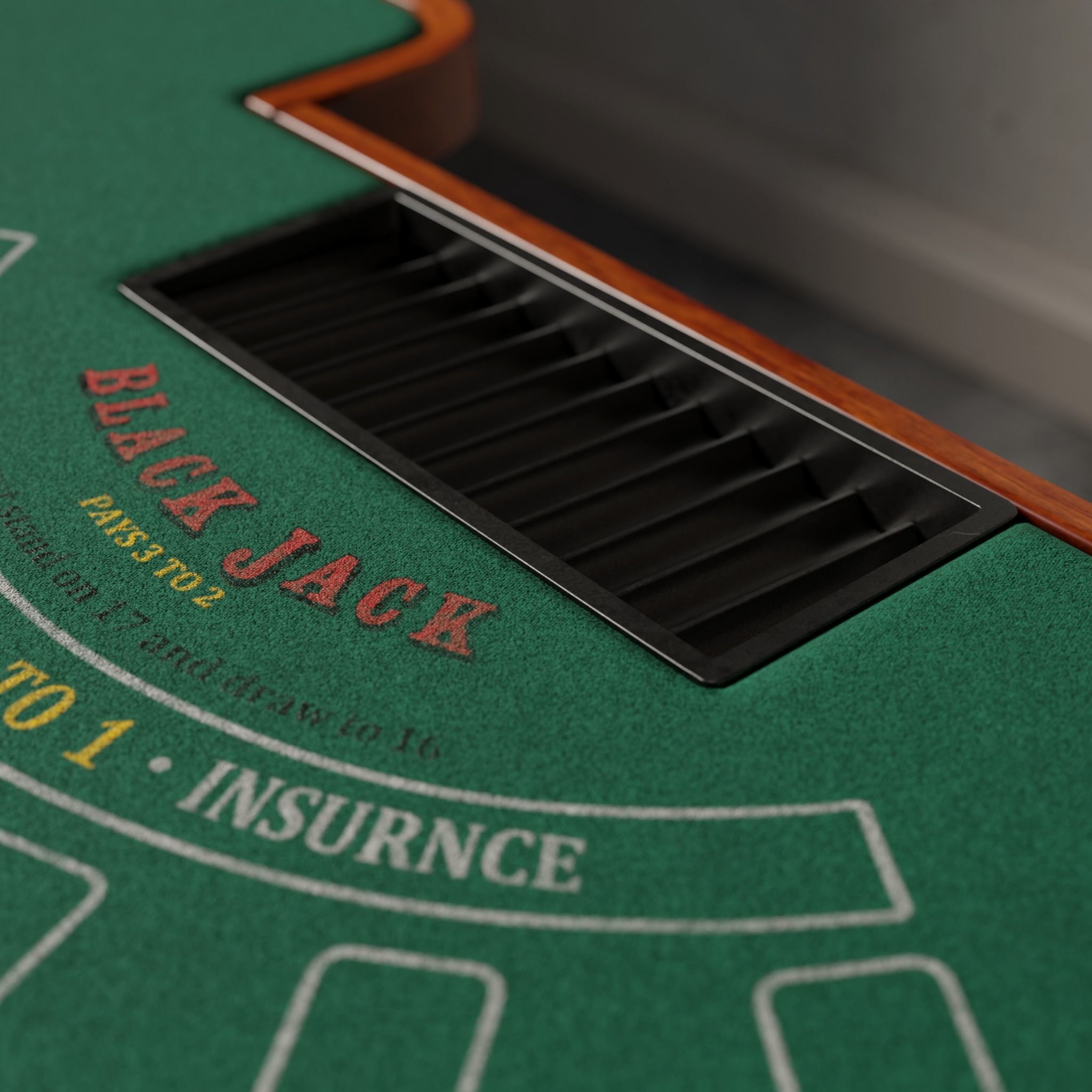 Blackjack Table 3D Low-poly 3D model_13