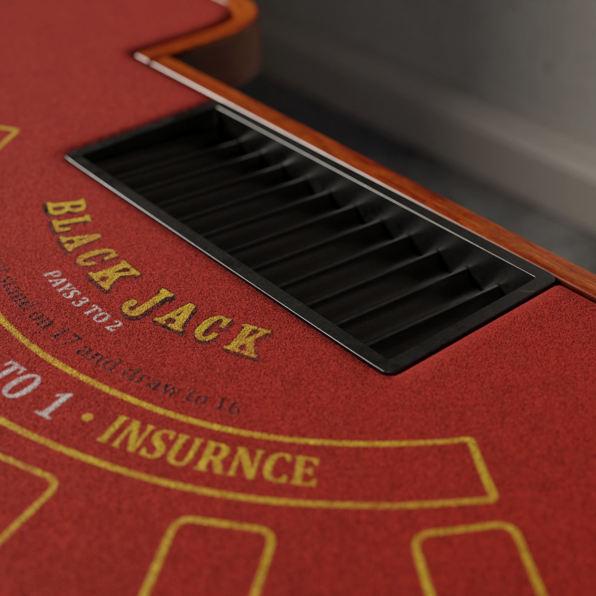 Blackjack Table 3D Low-poly 3D model_12