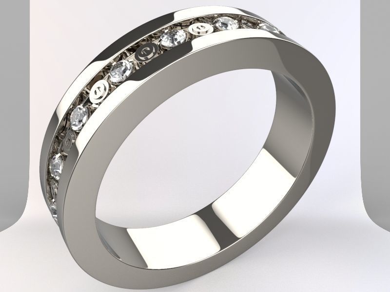 Rock Diamond Rings 3D print model_1