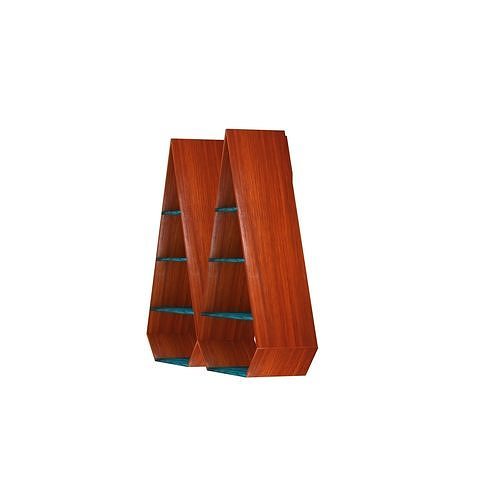 BOOK RACK DIAMOND STYLE 3D model | CGTrader
