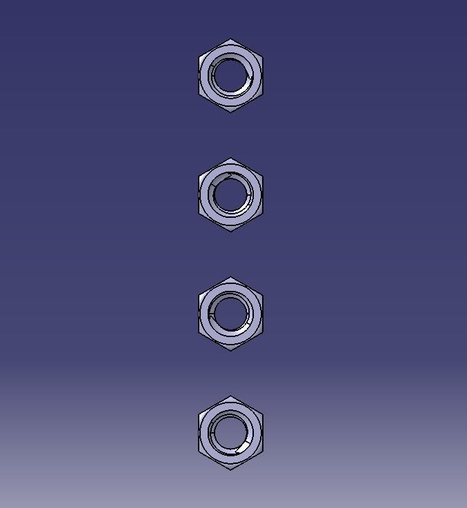 M18 Hexagonal Stud Connector 3D print model_17