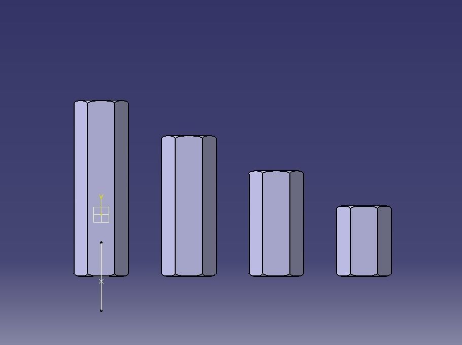 M18 Hexagonal Stud Connector 3D print model_2