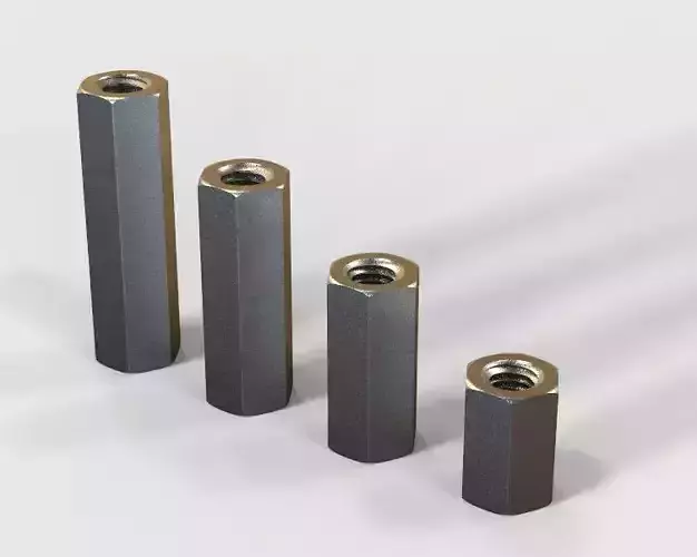  M18 Hexagonal Stud Connector 3D print model