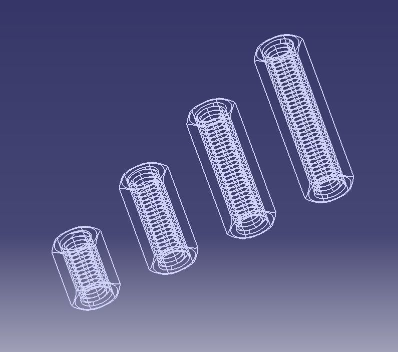 M18 Hexagonal Stud Connector 3D print model_11