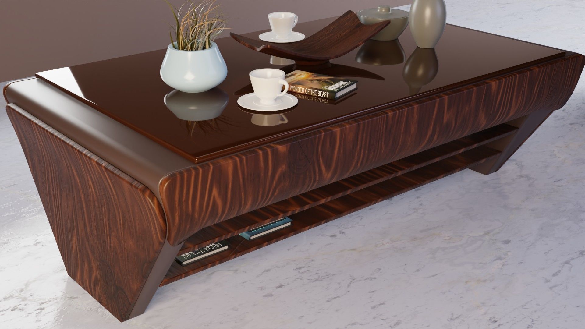 Coffee Table PART19 3D model_5