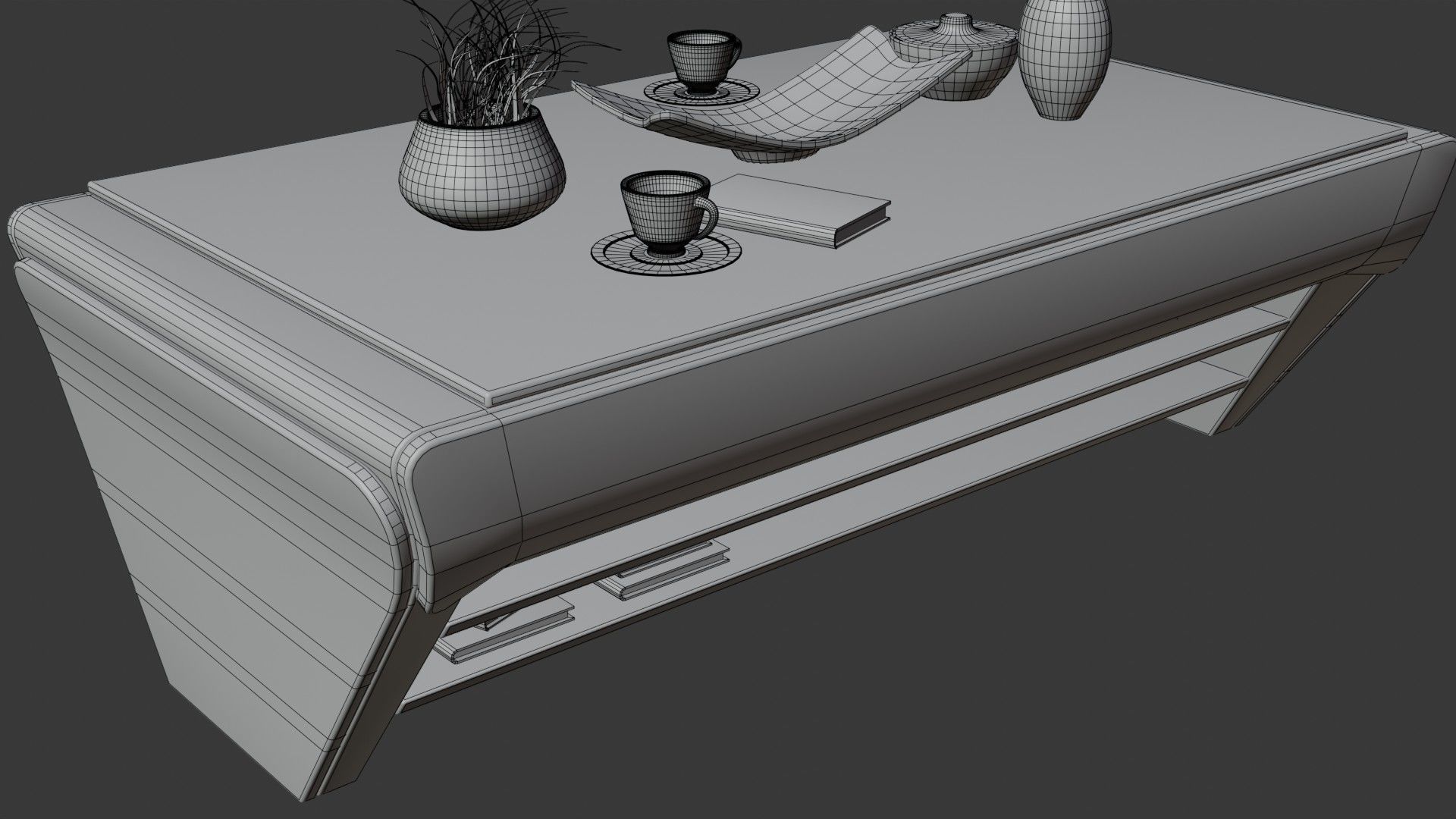 Coffee Table PART19 3D model_9
