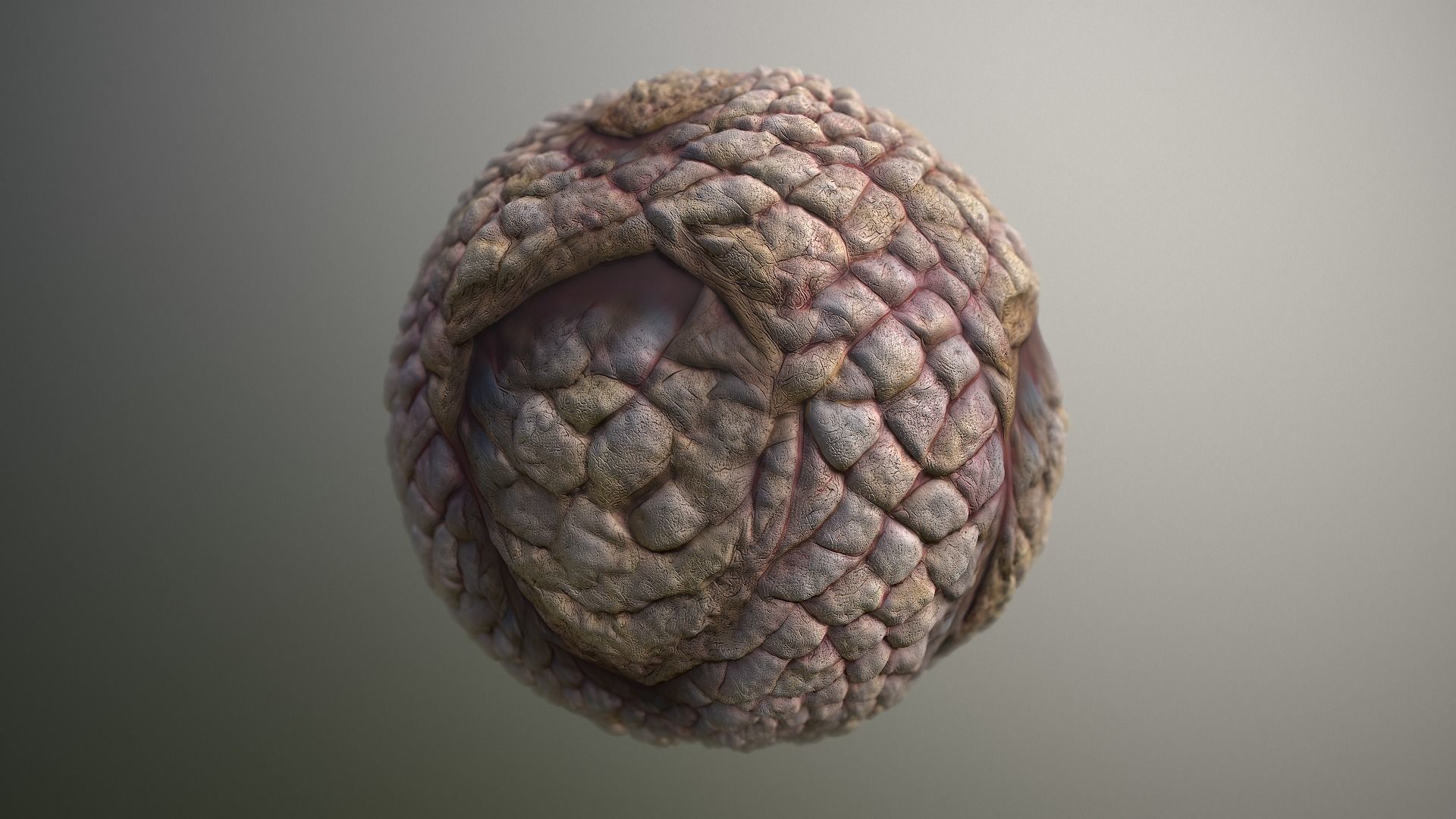 Material Skin Monster 49 Seamless PBR Texture Texture_16