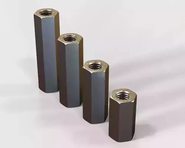 M20 Hexagonal Stud Connector 3D print model