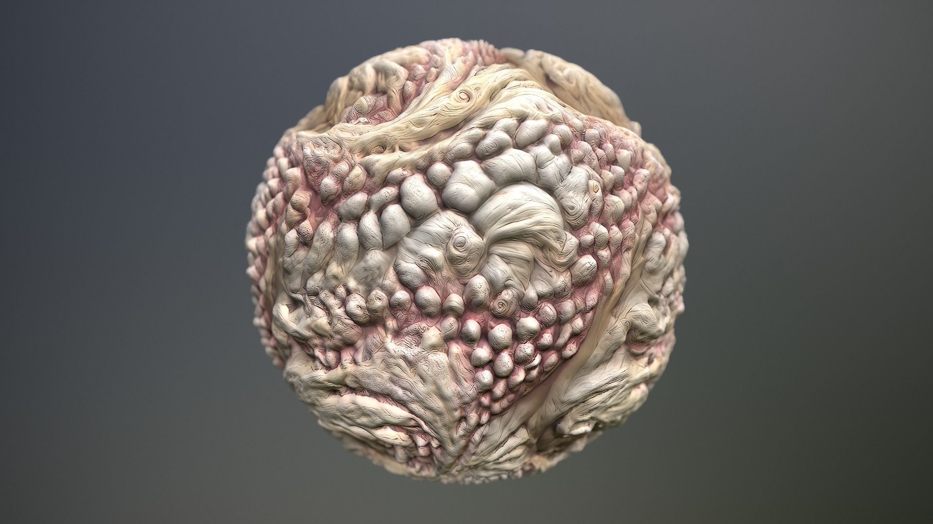 Material Skin Monster 48 Seamless PBR Texture Texture_14