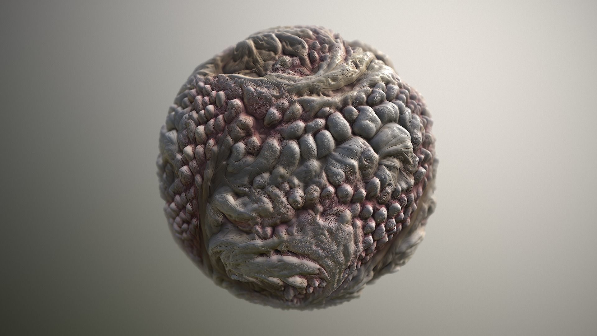 Material Skin Monster 48 Seamless PBR Texture Texture_17
