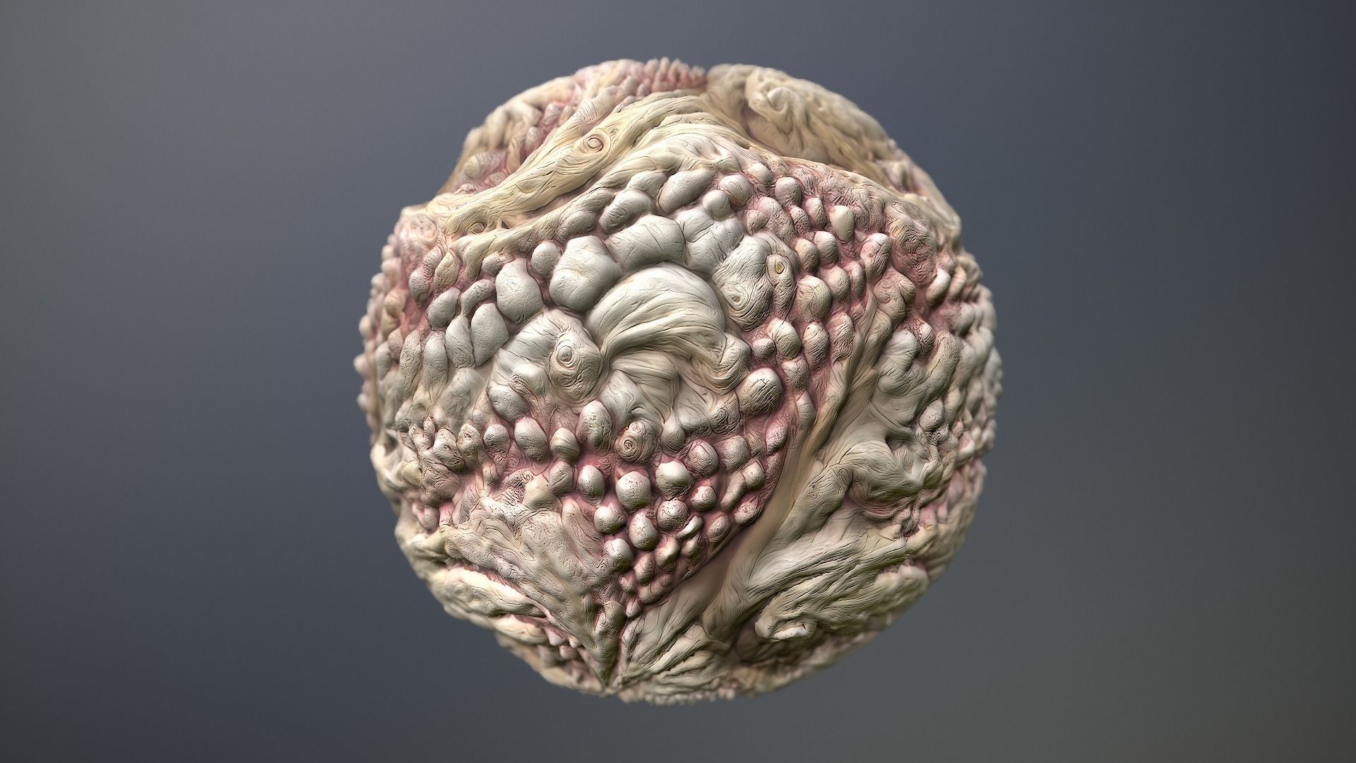 Material Skin Monster 48 Seamless PBR Texture Texture_10