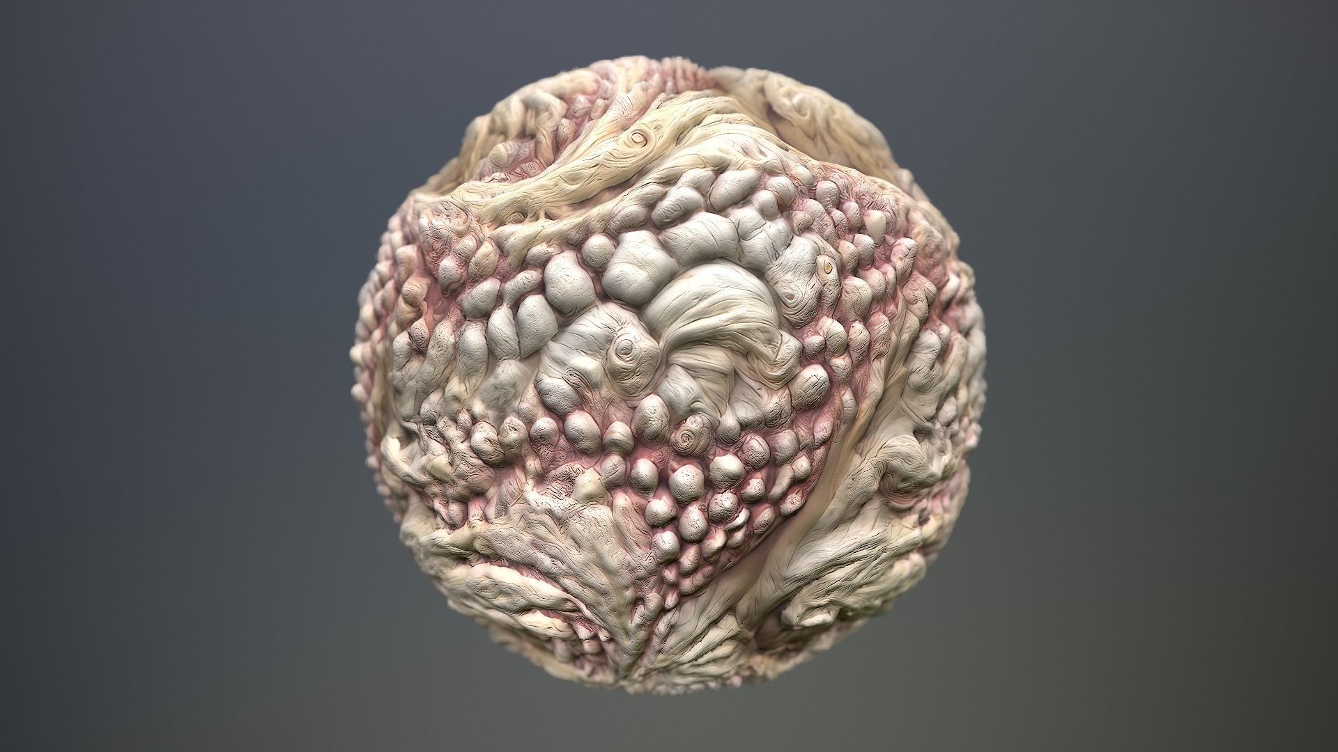 Material Skin Monster 48 Seamless PBR Texture Texture_12
