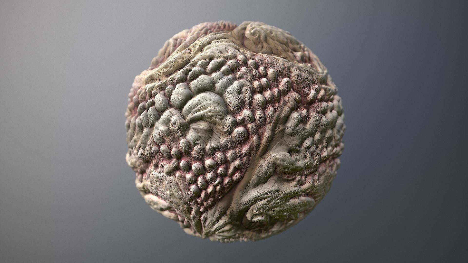 Material Skin Monster 48 Seamless PBR Texture Texture_8