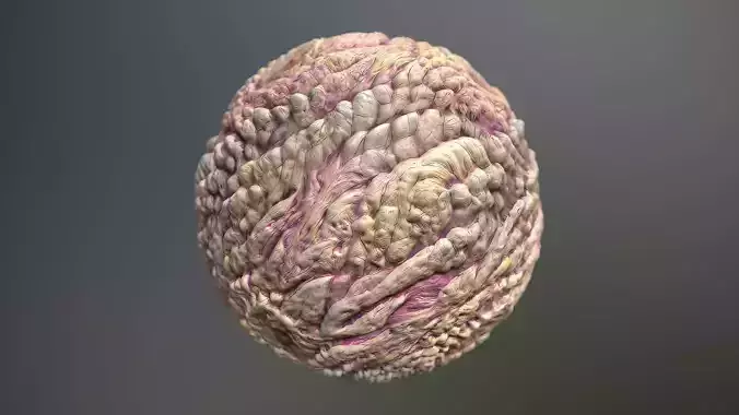 Material Skin Monster 46 Seamless PBR Texture Texture