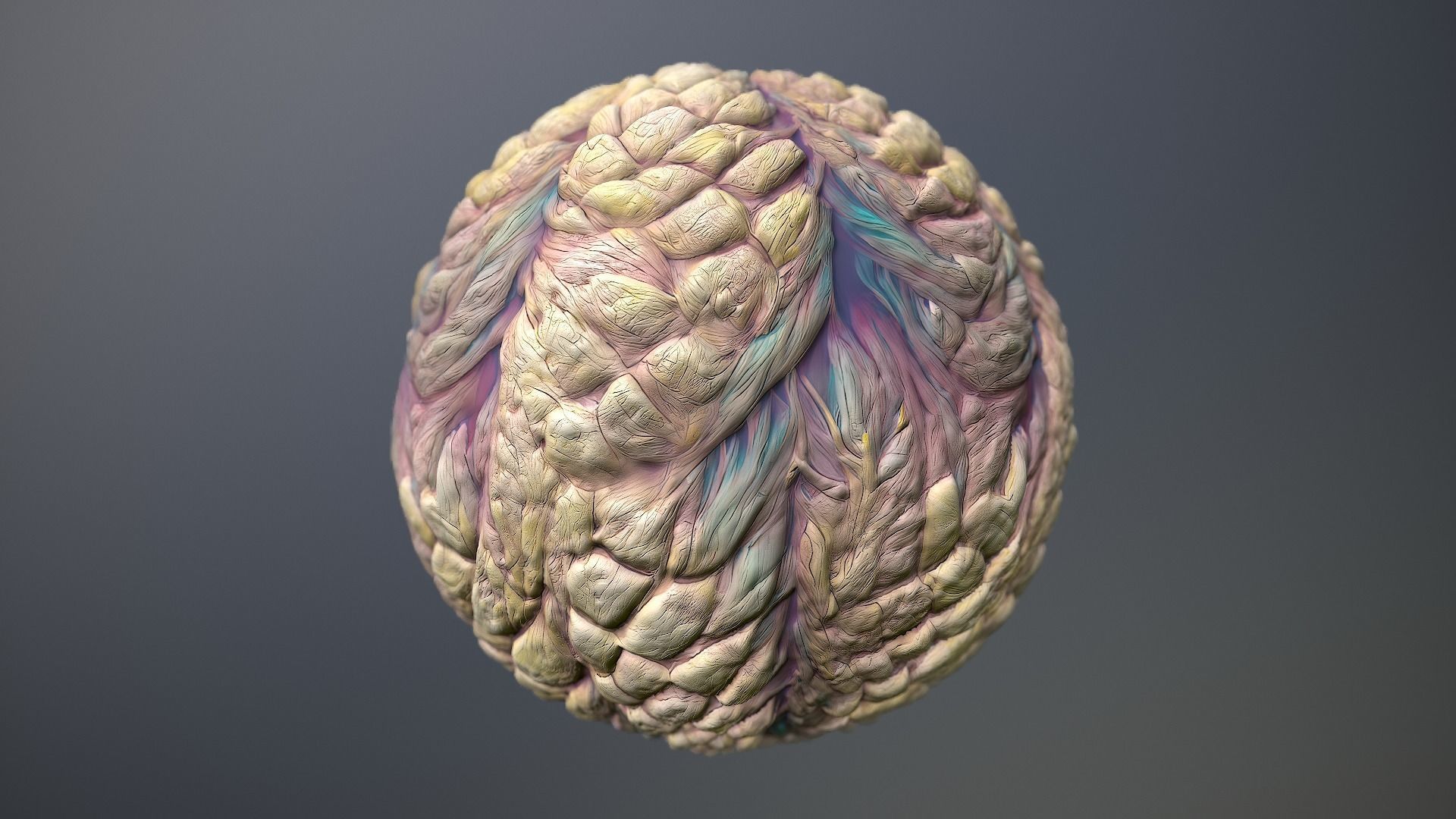 Material Skin Monster 44 Seamless PBR Texture Texture_10