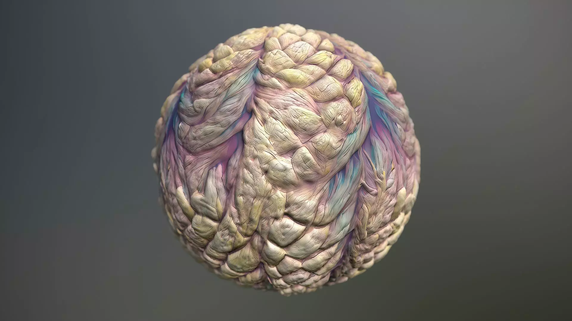 Material Skin Monster 44 Seamless PBR Texture Texture_0