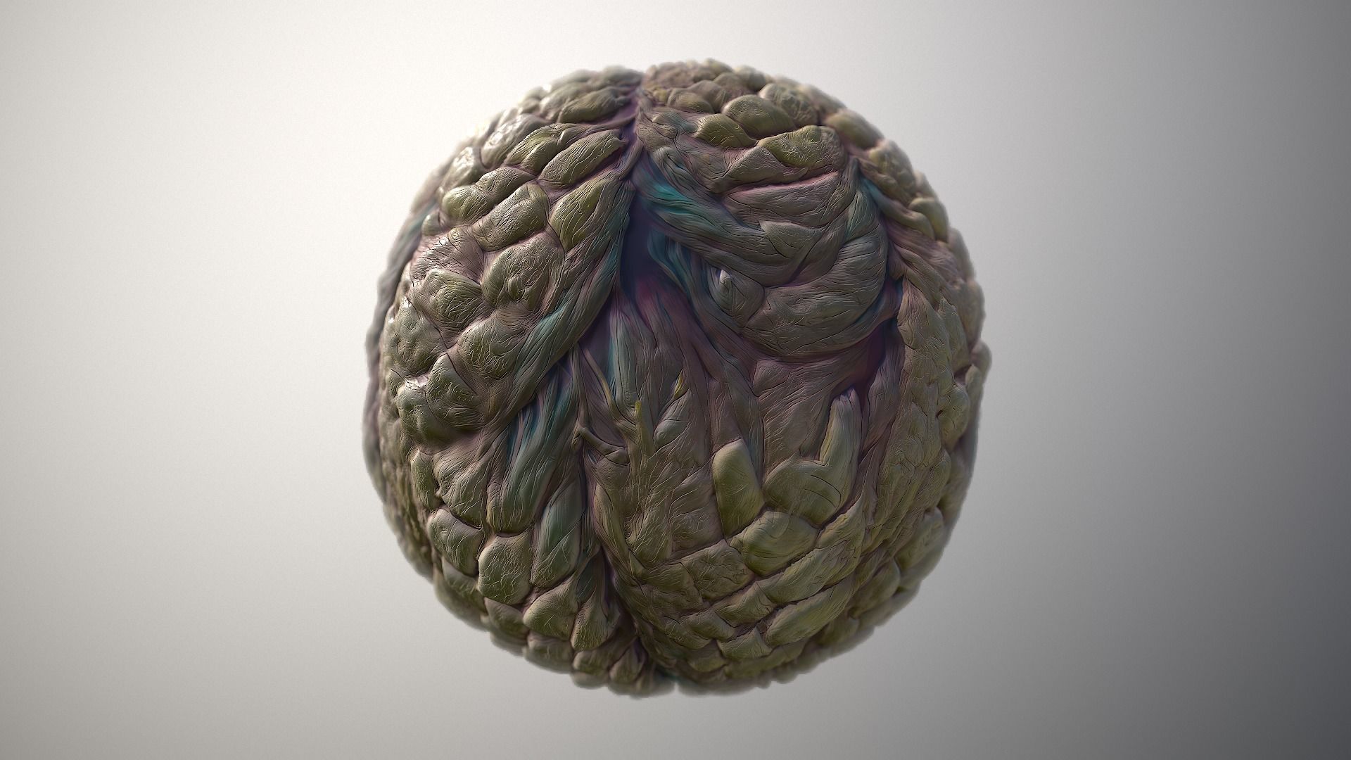 Material Skin Monster 44 Seamless PBR Texture Texture_5