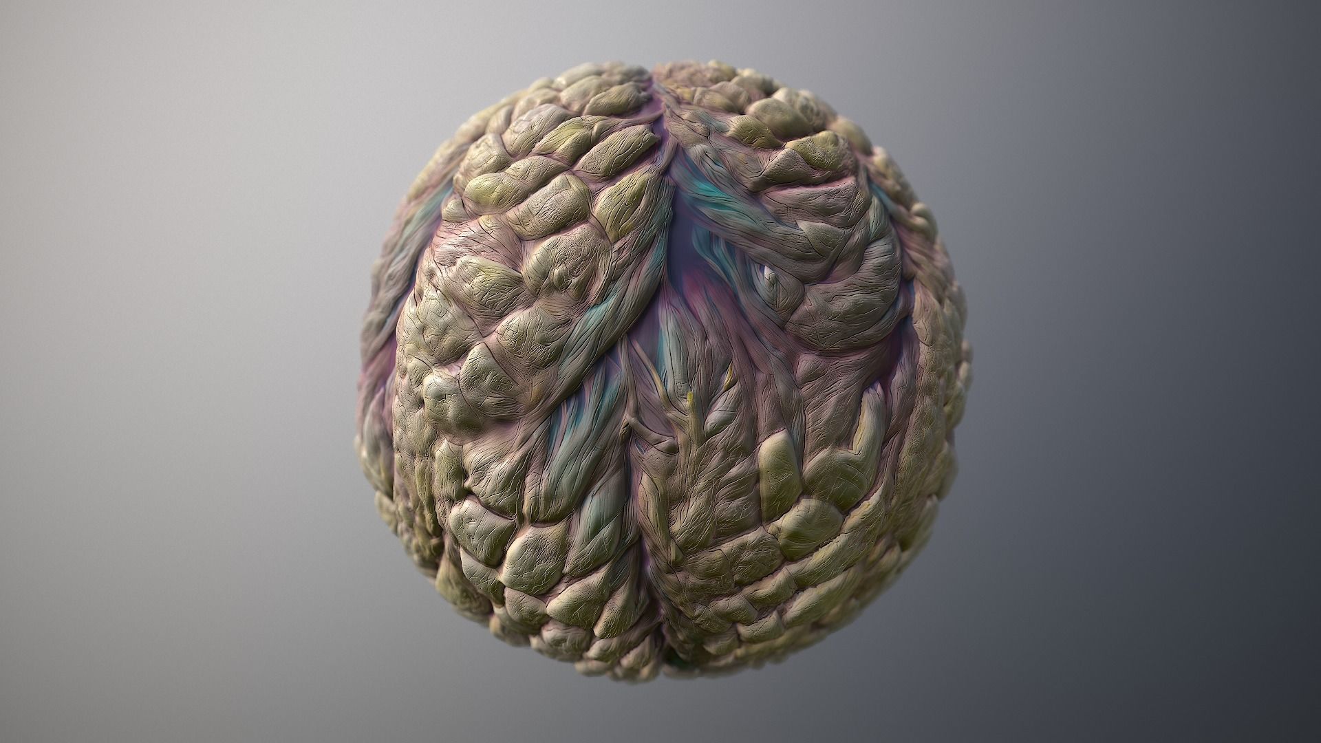 Material Skin Monster 44 Seamless PBR Texture Texture_7