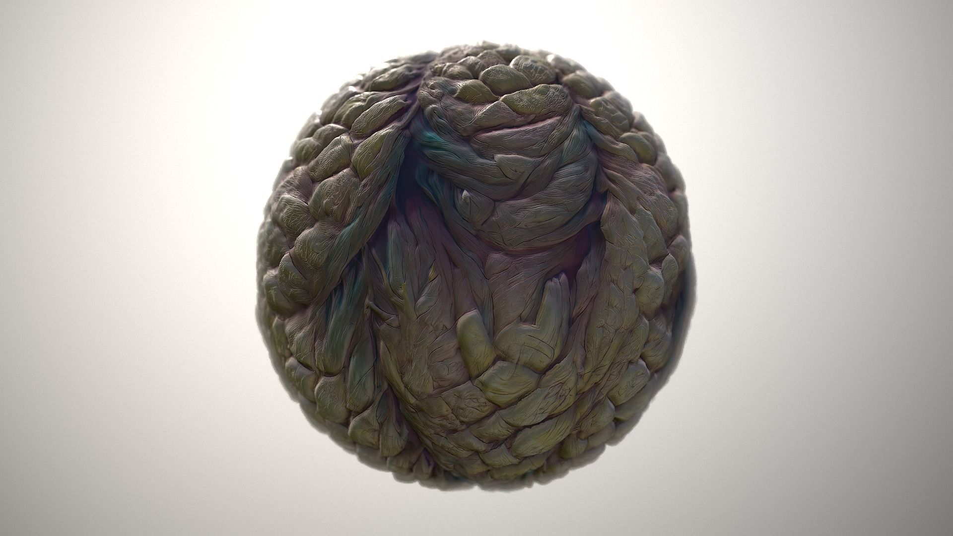 Material Skin Monster 44 Seamless PBR Texture Texture_3