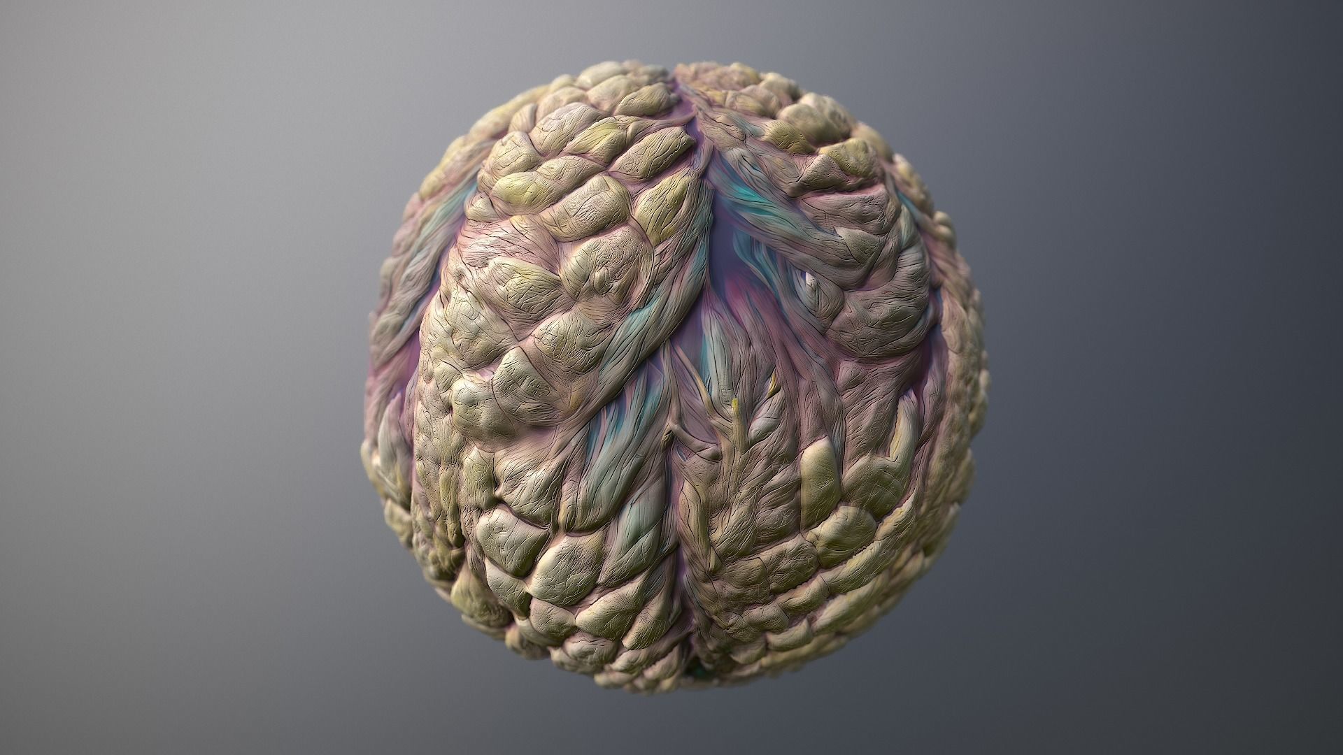 Material Skin Monster 44 Seamless PBR Texture Texture_8