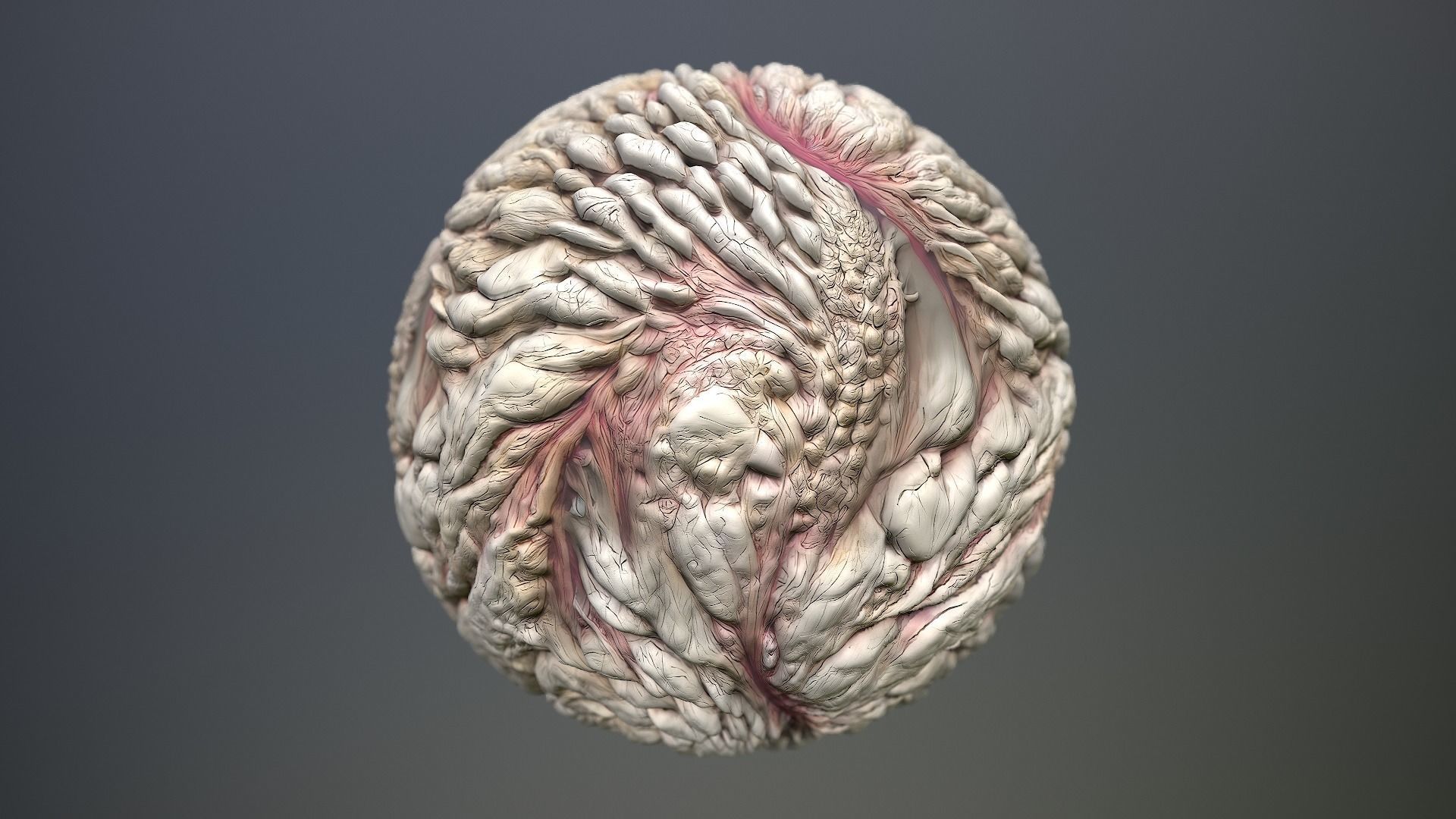 Material Skin Monster 43 Seamless PBR Texture Texture_12