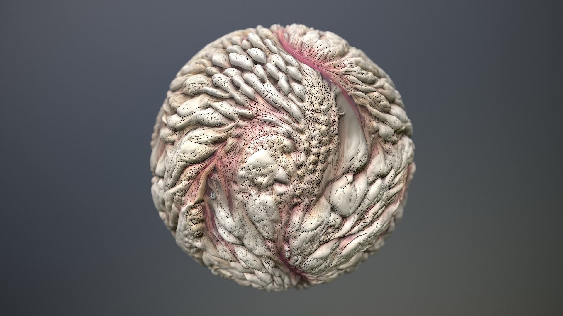 Material Skin Monster 43 Seamless PBR Texture Texture_11