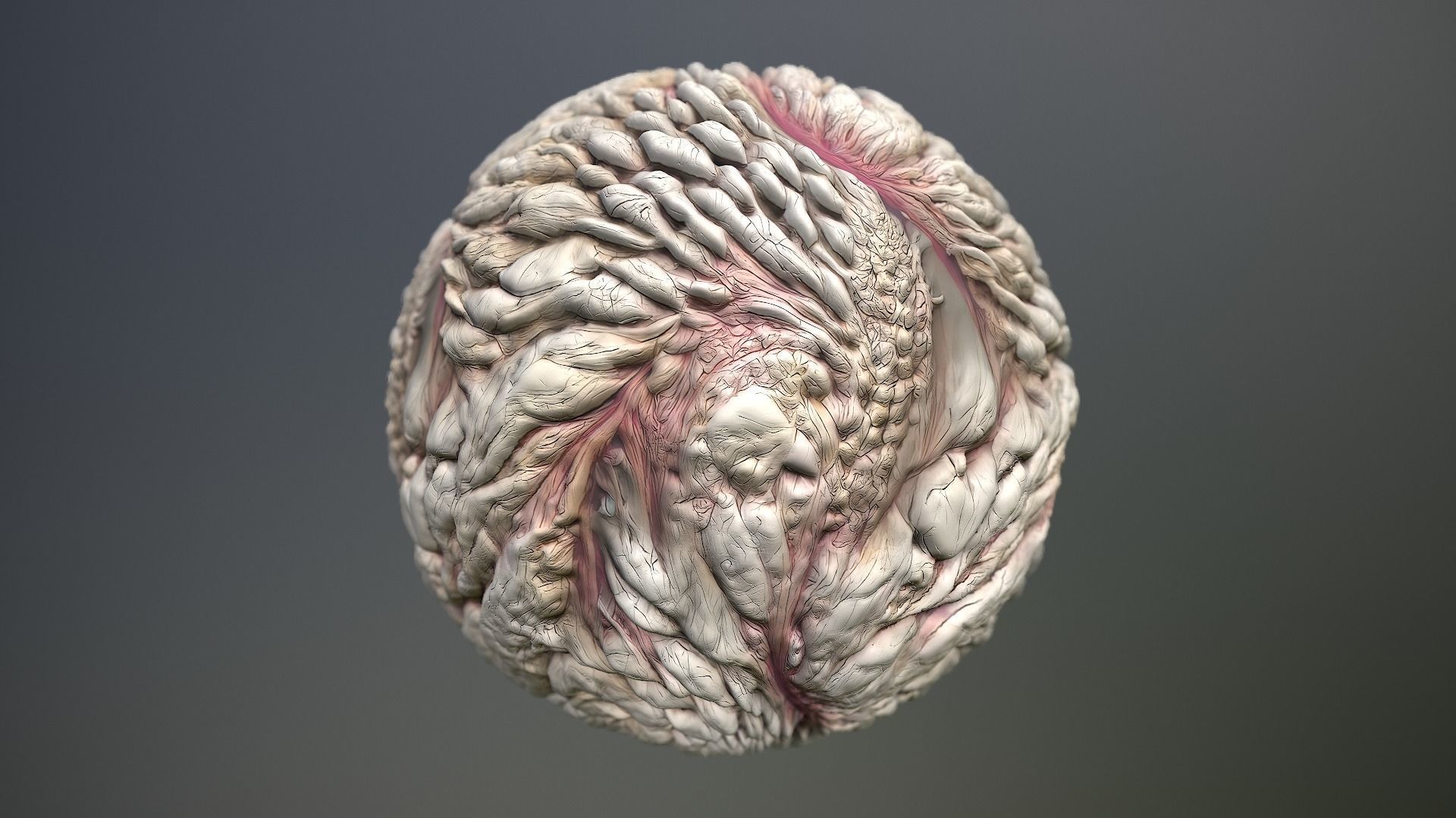 Material Skin Monster 43 Seamless PBR Texture Texture_14