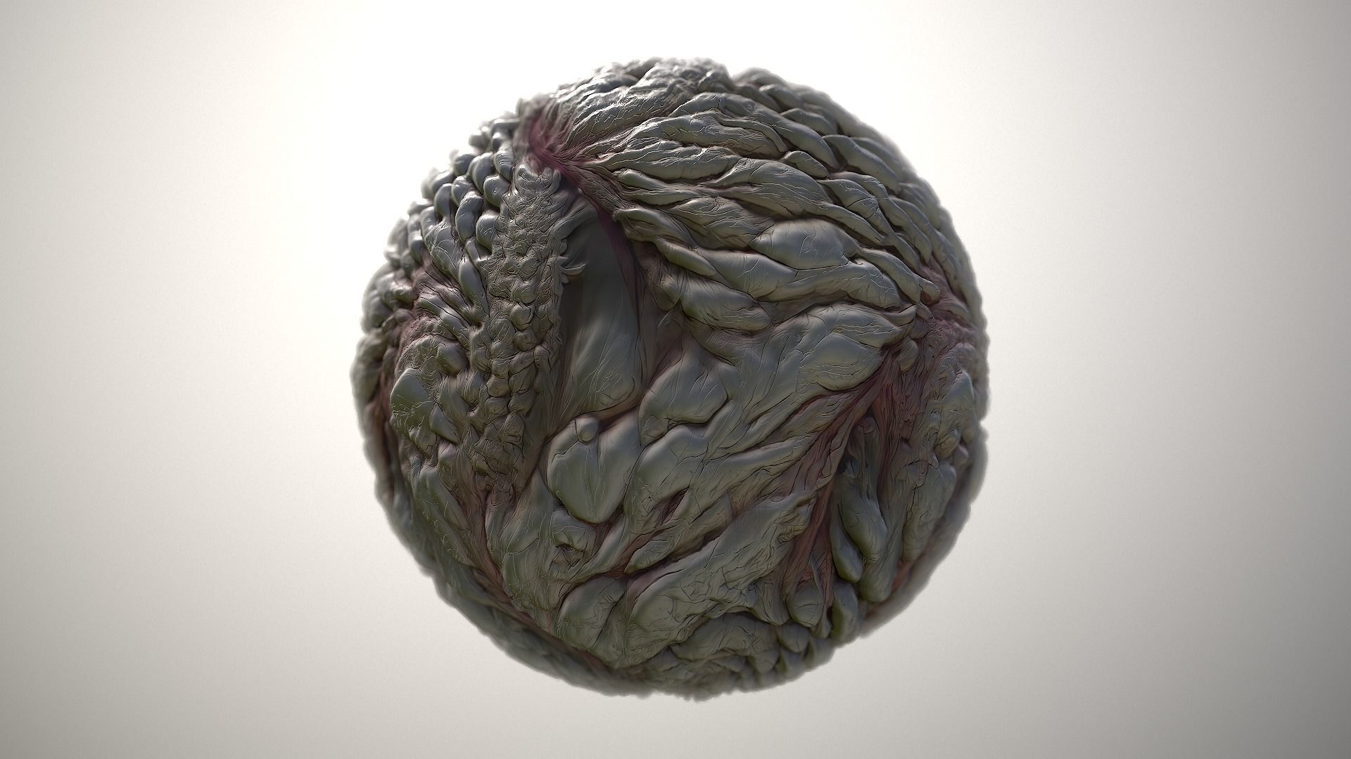 Material Skin Monster 43 Seamless PBR Texture Texture_3