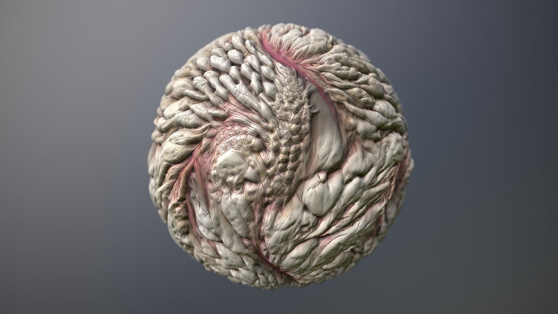 Material Skin Monster 43 Seamless PBR Texture Texture_9