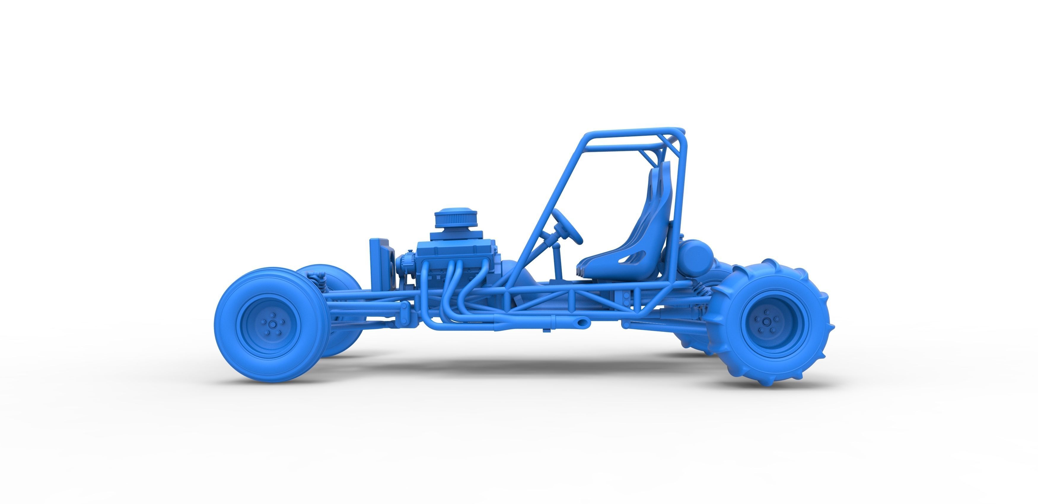 Old school water pumper Sand buggy Version 2 Scale 1 to 25 3D print model_22