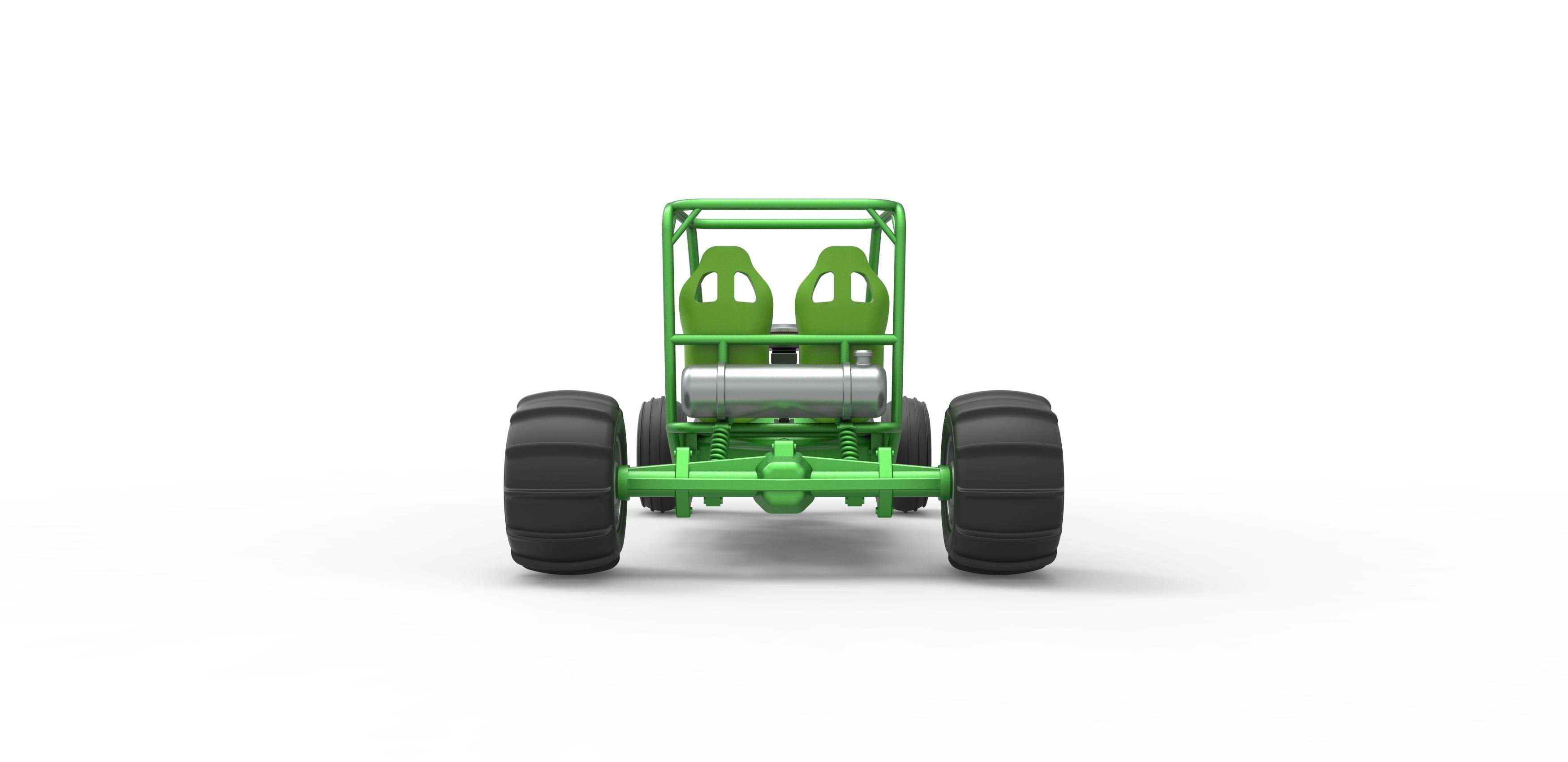 Old school water pumper Sand buggy Version 2 Scale 1 to 25 3D print model_14