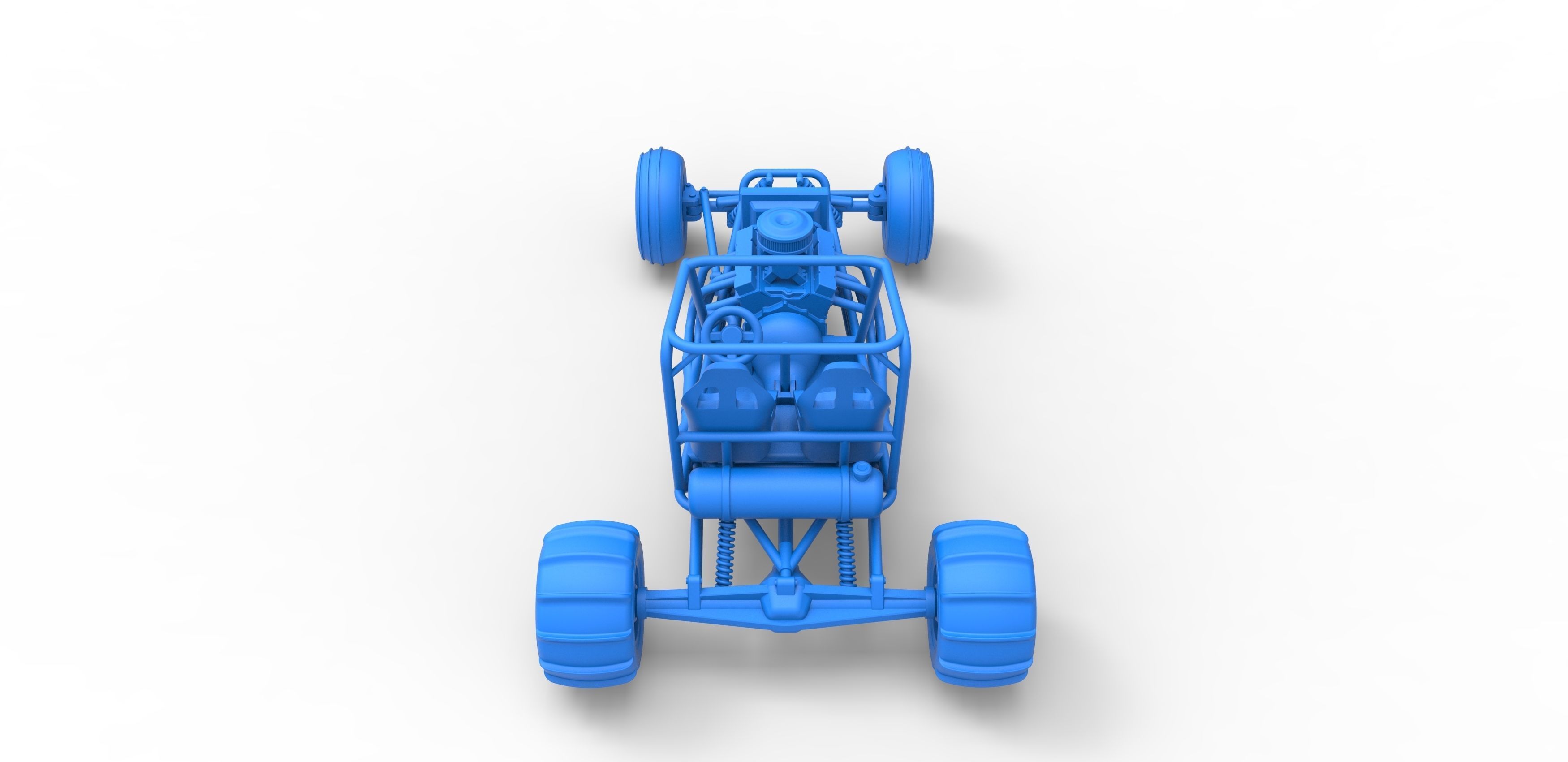 Old school water pumper Sand buggy Version 2 Scale 1 to 25 3D print model_27