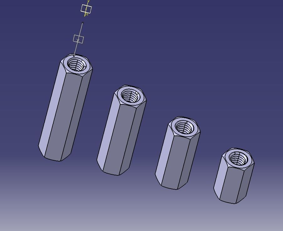 M16 Stud Connector 3D print model_9