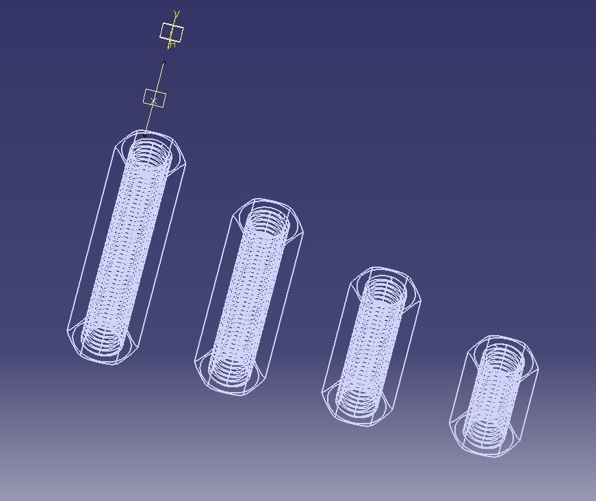 M16 Stud Connector 3D print model_10