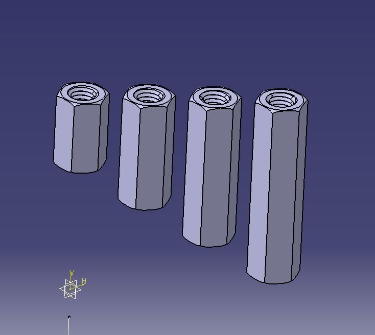 M16 Stud Connector 3D print model_22
