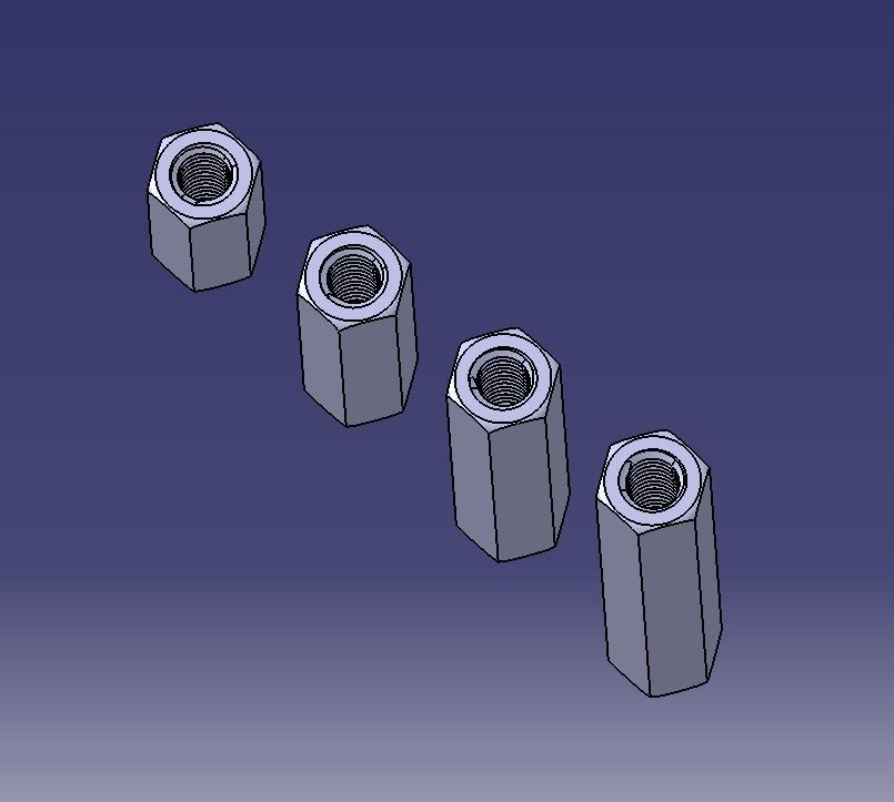 M16 Stud Connector 3D print model_24